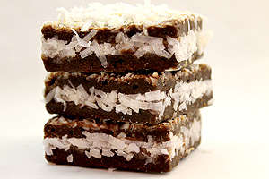 Mounds Brownie Stack